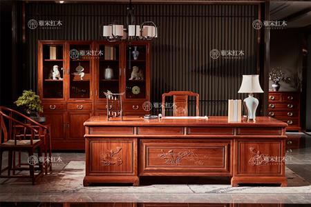 1.78米/1.98米/2.53米/3.02米 新財(cái)運(yùn)辦公臺(tái) （配寶座書椅）